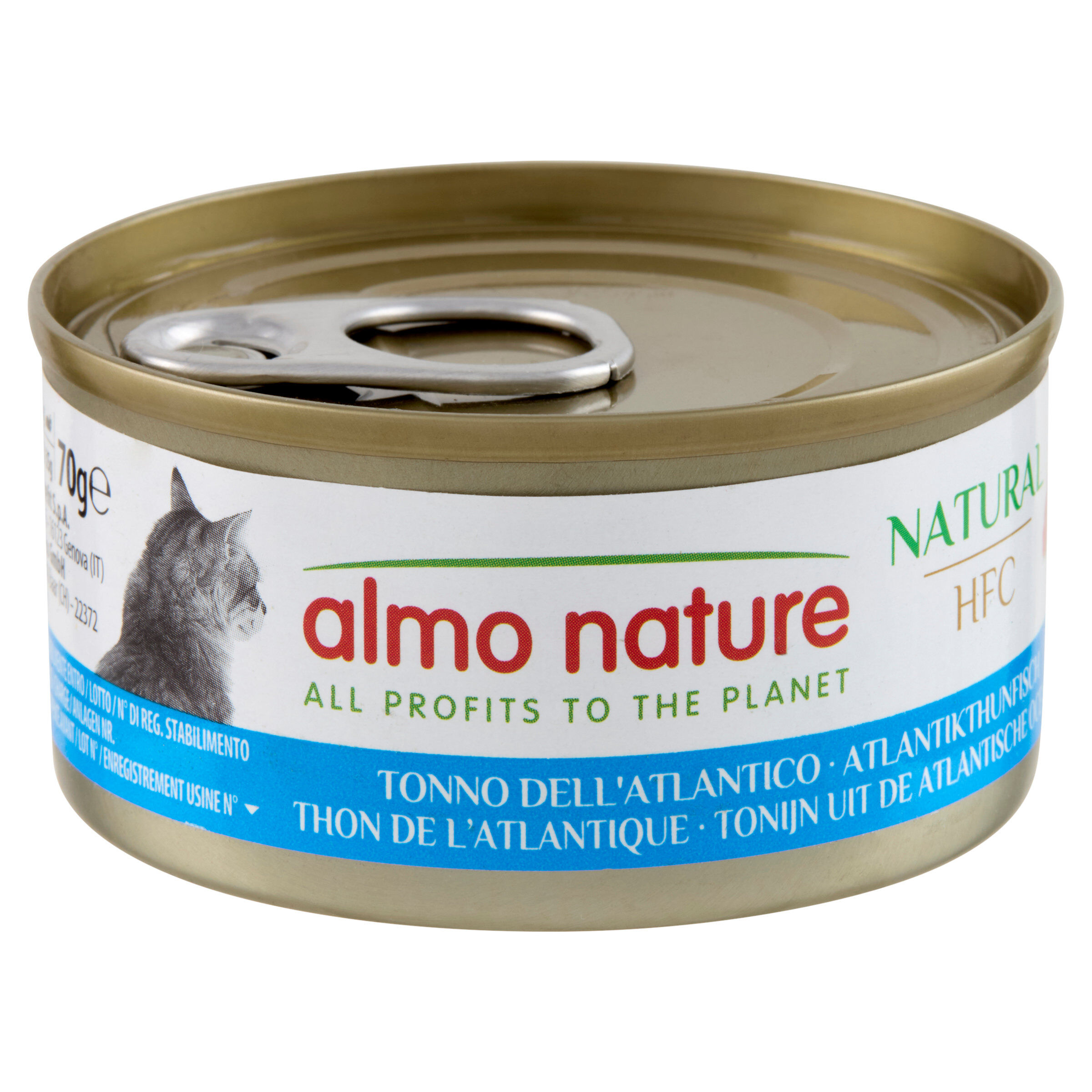 Almo Nature - P&acirc;t&eacute;e en Bo&icirc;te HFC Natural Thon de l'Atlantique pour Chat - 70g Image num&eacute;ro 1