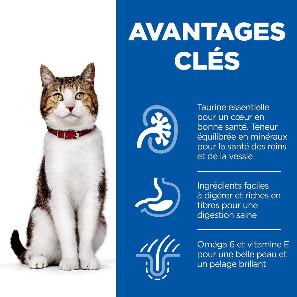 Hill's Science Plan - Mature Adult Croquettes Pour Chat Ag&eacute; Au Poulet  -  1,5kg Image num&eacute;ro 3