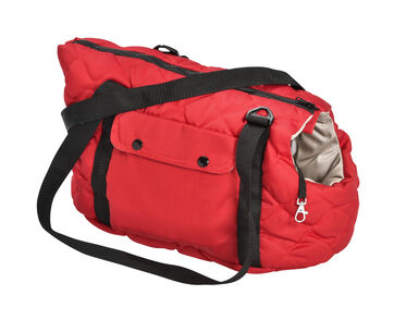 Bobby - Sac Promenade Bicolore Rubis pour Chien Petit