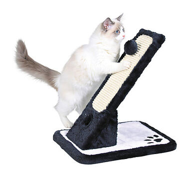 Trixie - Griffoir Oblique sur Pied pour Chat - Noir