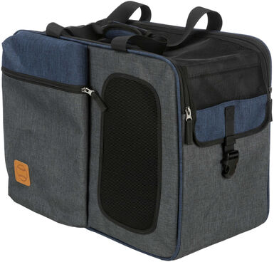 Trixie - Sac à Dos et Sac Tara 2 en 1 Gris/Bleu - 25 x 38 x 50 cm