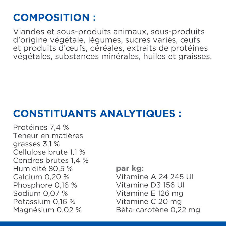 Hill's Science Plan - Sterilised Cat Multipack 12 Sachets Repas Pour Chat Stérilisé 4 Saveurs -12x85g Image numéro 5 Hill's Science Plan - Sterilised Cat Multipack 12 Sachets Repas Pour Chat Stérilisé 4 Saveurs -12x85g Image numéro 5