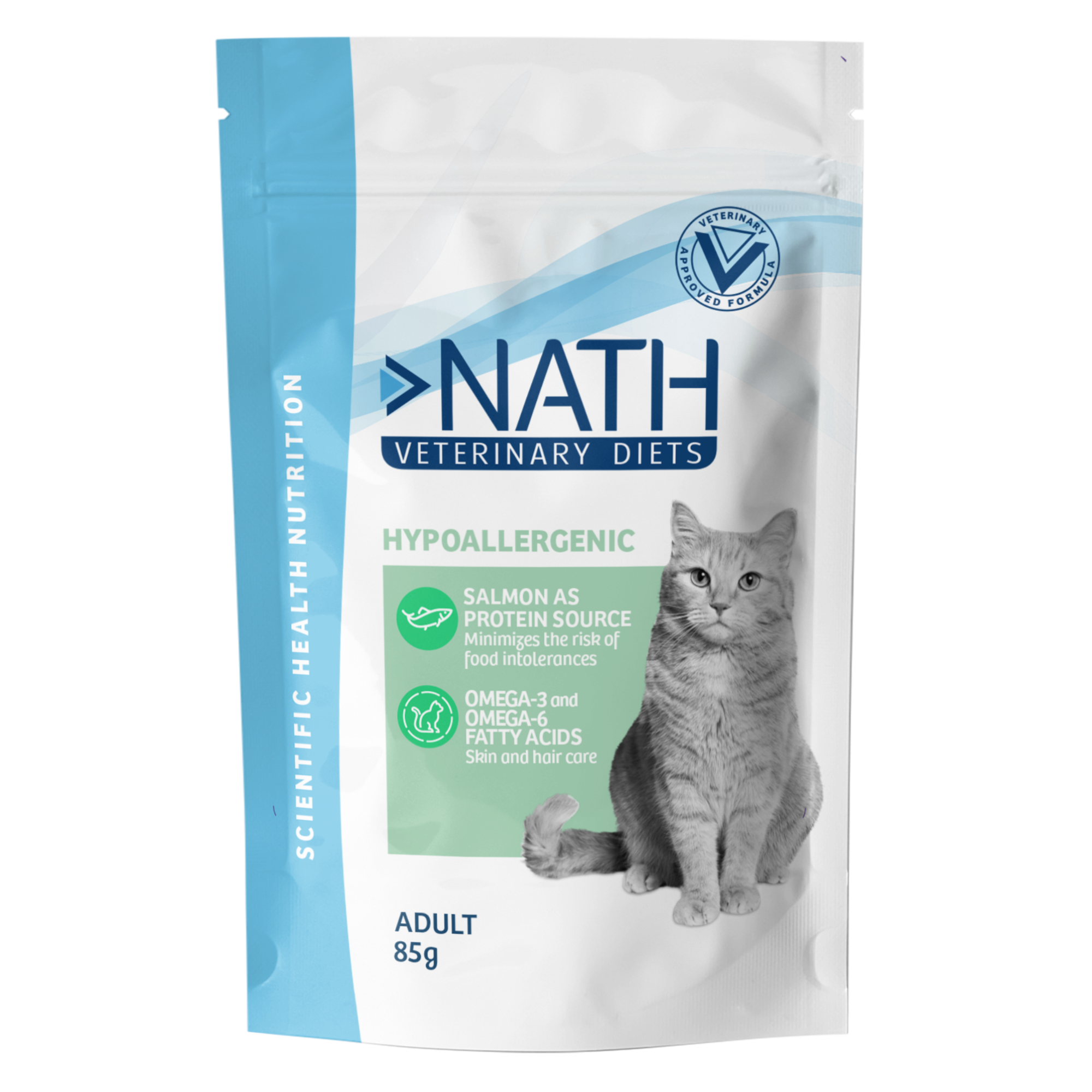 Nath - Sachet Humide Veterinary Diets Hypoallerg&eacute;nique pour Chats Adultes - 85g Image num&eacute;ro 1