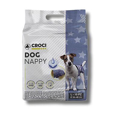 Croci - Couches Jetables Dog Nappy Diaper Jeans pour Chien