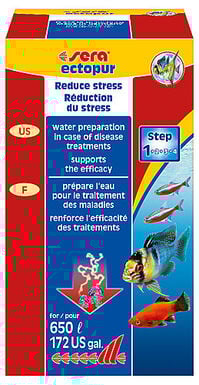 Sera - Réduction du Stress pour le Traitement des Maladies Ectopur pour Aquarium - 130g