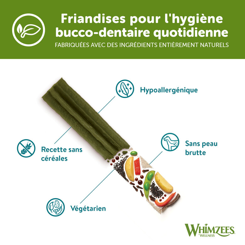 Whimzees - Bâtonnets Nature Dog Treats M pour Chien - x14 Image numéro 5 Whimzees - Bâtonnets Nature Dog Treats M pour Chien - x14 Image numéro 5