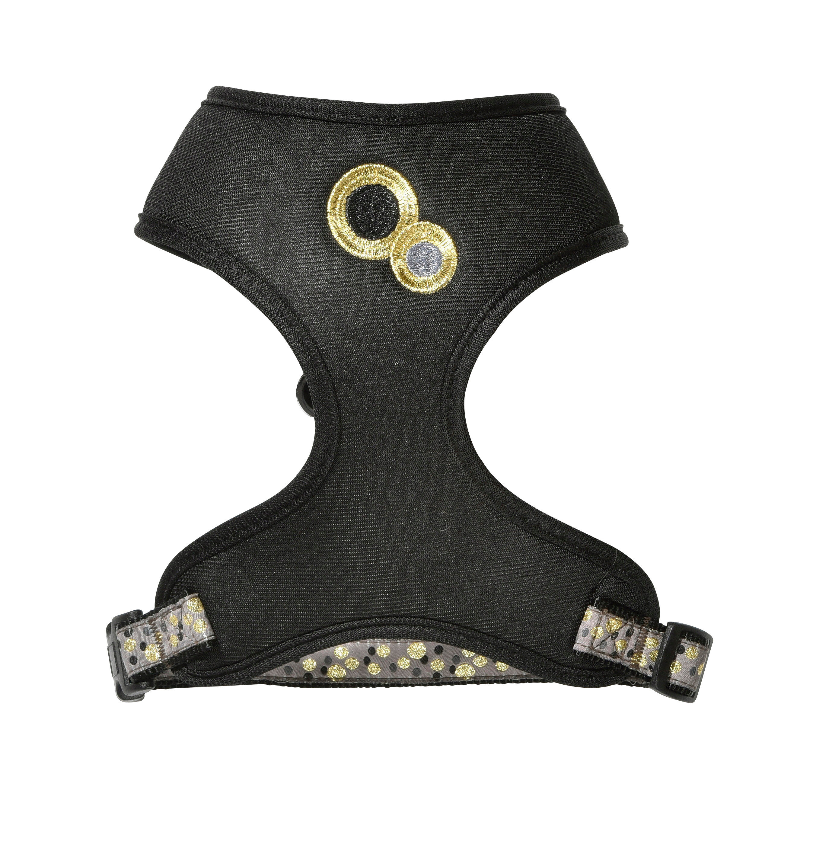 Bobby - Pack Harnais T-Shirt + Laisse Chamane Noir - M Image num&eacute;ro 1