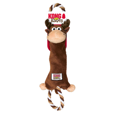 KONG - Jouet Tugger Knots Moose pour Chiens