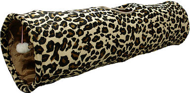 Flamingo - Tunnel Léopard pour Chats - 90x25cm