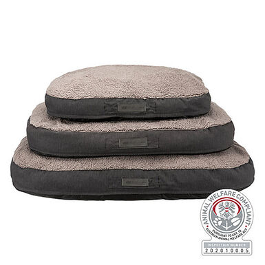 Trixie - Vital Coussin Bendson, ovale, gris foncé/gris clair