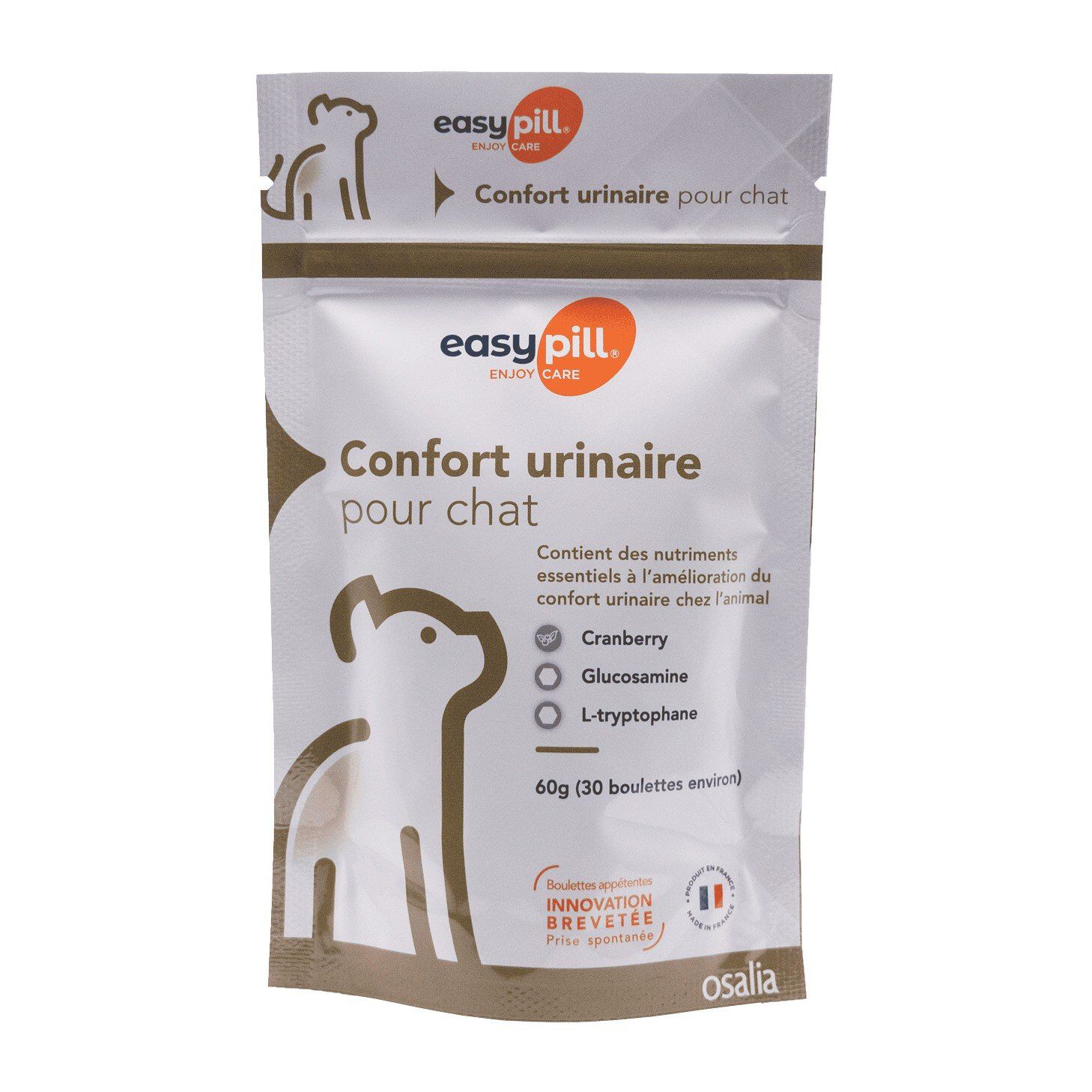Osalia - Compl&eacute;ment Easypill Confort Urinaire pour Chats - 60g Image num&eacute;ro 1