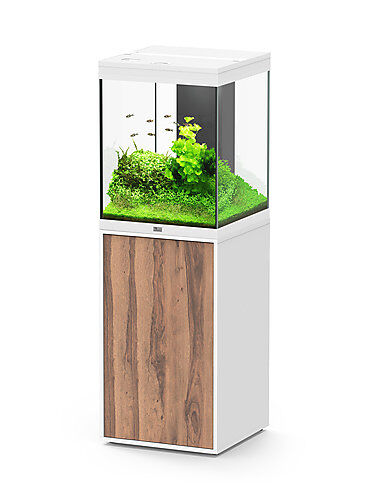 Aquatlantis - Aquarium Aqua Tower 163 LED Equip&eacute; - Blanc Image num&eacute;ro 1