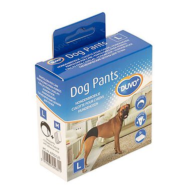 Duvoplus - Culotte Hygiénique pour Chien Noir