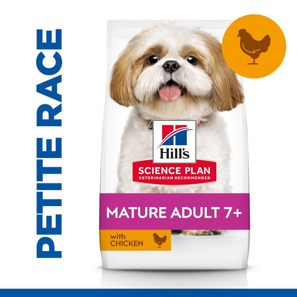 Hill's Science Plan - Mature Adult Small & Mini Croquettes Pour Petit Chien Ag&eacute; Au Poulet  -  1,5kg Image num&eacute;ro 2