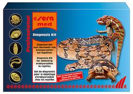 Sera - Set Dépistage d'Endoparasites Med Professional Diagnosis Kit pour Reptiles