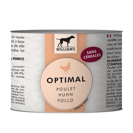 William's - Pâtée OPTIMAL au Poulet pour Chien