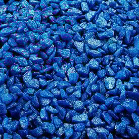 Aquadella - Graviers Glamour Stone Bleu pour Aquarium - 2Kg