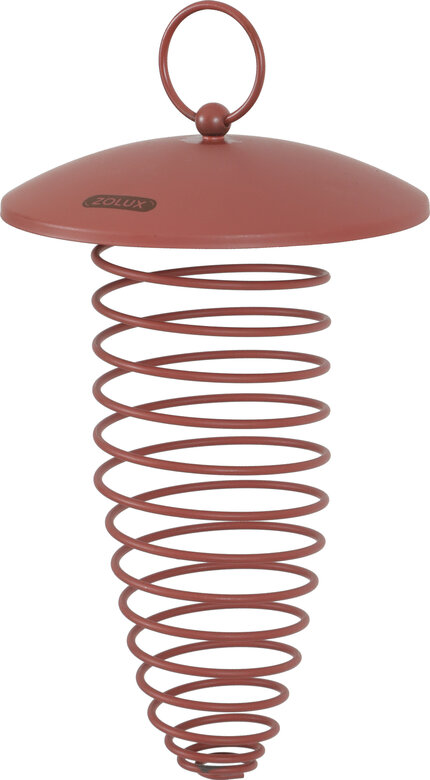 Zolux - Spirale Boule De Graisse Avec Toit Rouge pour Oiseaux - Gm Image numéro 1 Zolux - Spirale Boule De Graisse Avec Toit Rouge pour Oiseaux - Gm Image numéro 1