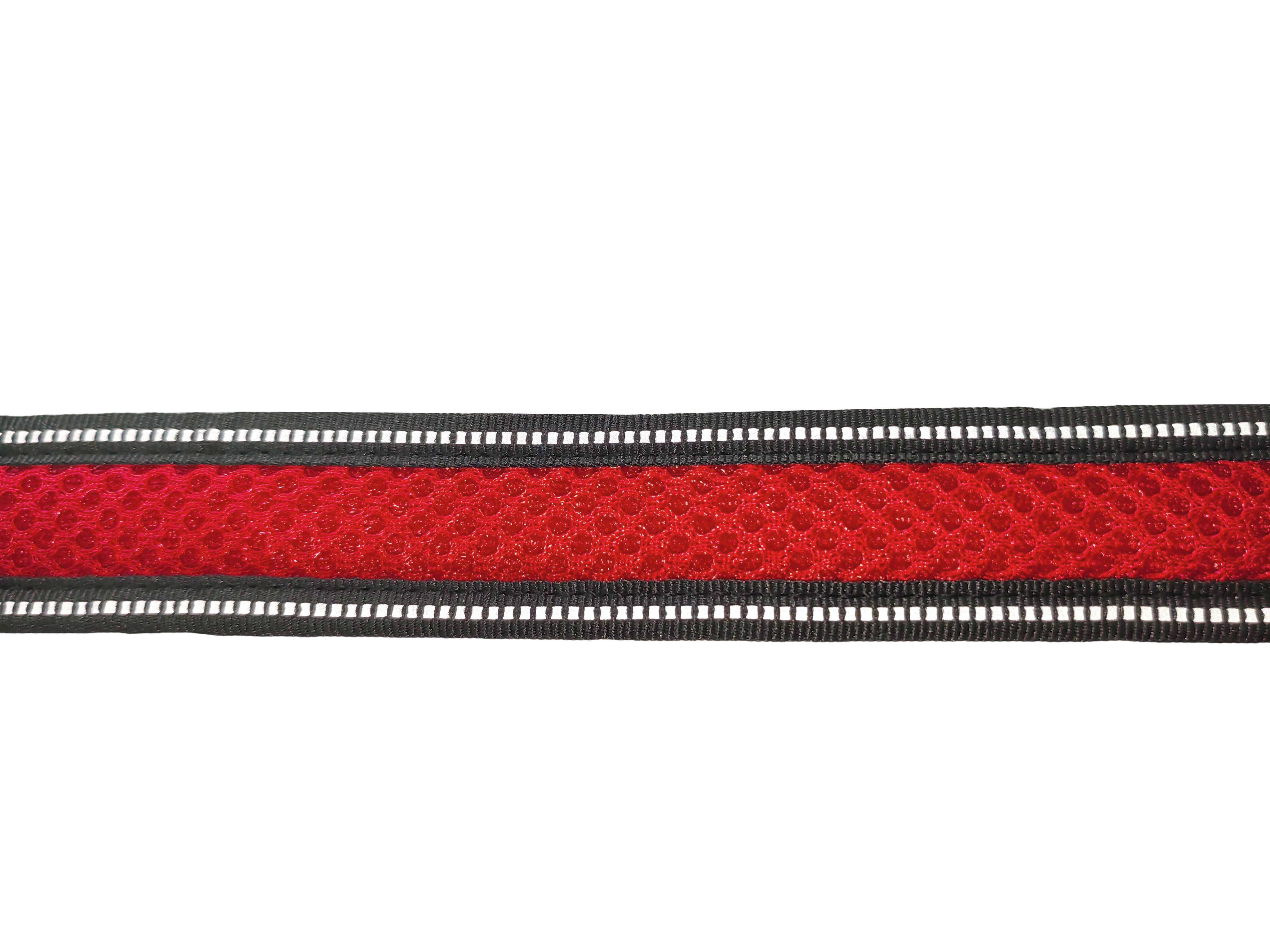 Gotoo - Laisse en Mesh 120cm pour Chien - Rouge Image num&eacute;ro 3