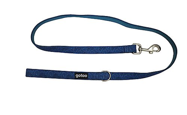 Gotoo - Laisse Bleu Cachemire pour Chien - M