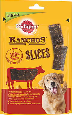 Pedigree - Friandises Ranchos Slices au Bœuf pour Chien - 60g