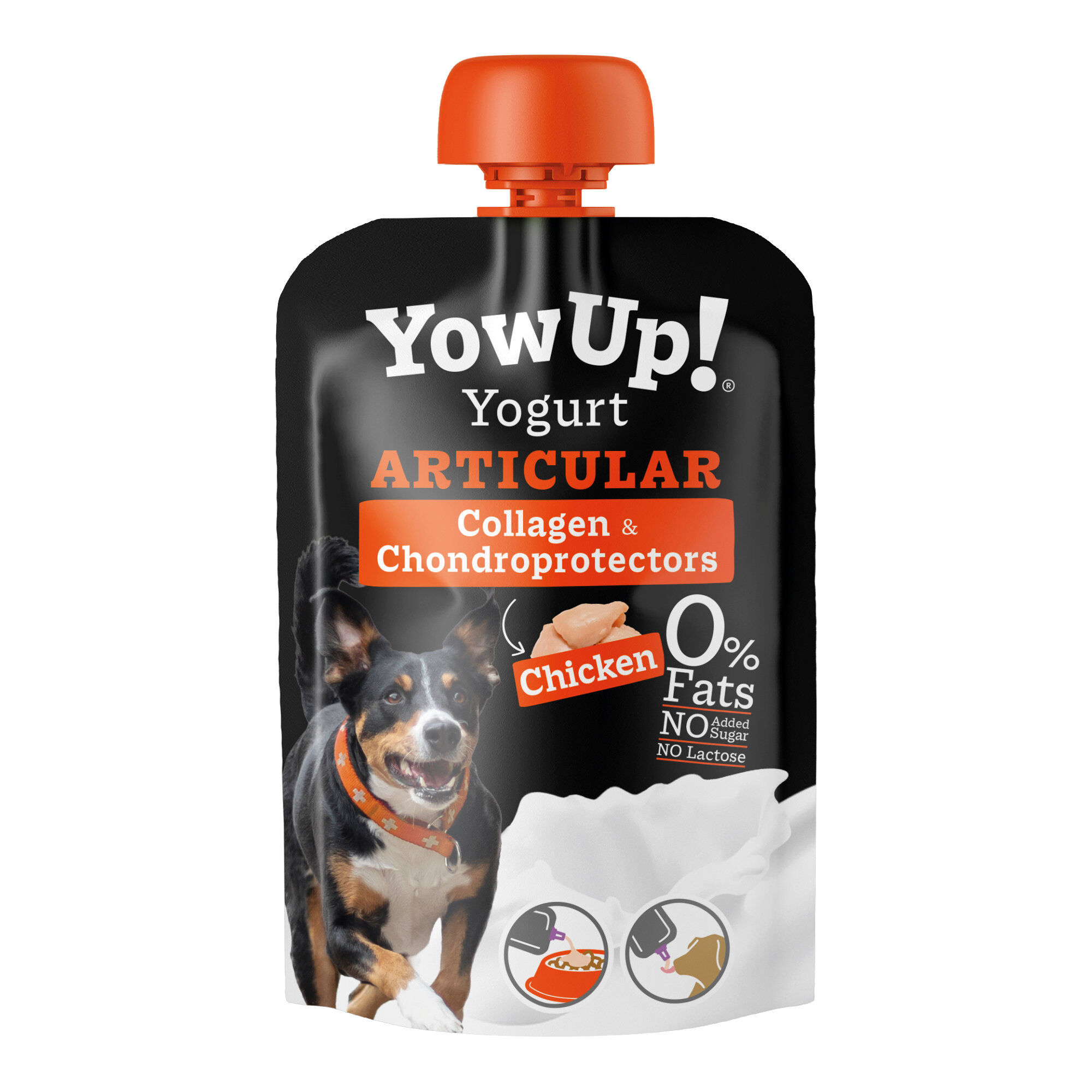 Yowup - Yaourt Articular Collag&egrave;ne & Chondroprotectors au Poulet pour Chiens - 3x115g Image num&eacute;ro 2