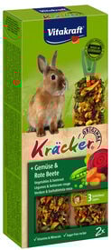 Vitakraft - Friandises Kräcker aux Légumes pour Lapins Nains - x2