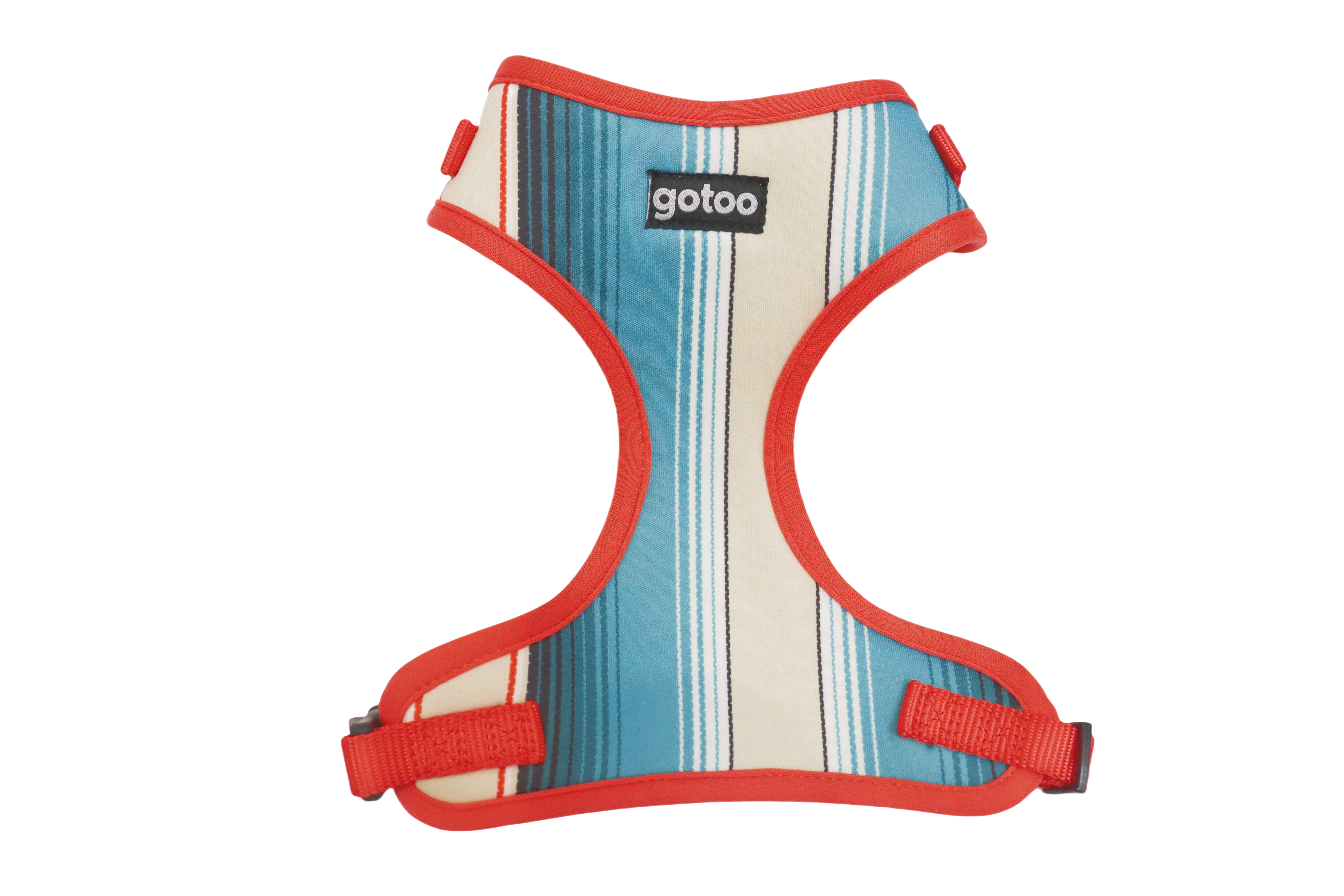 Gotoo - Harnais T-shirt &agrave; Rayures pour Chien - L Image num&eacute;ro 1