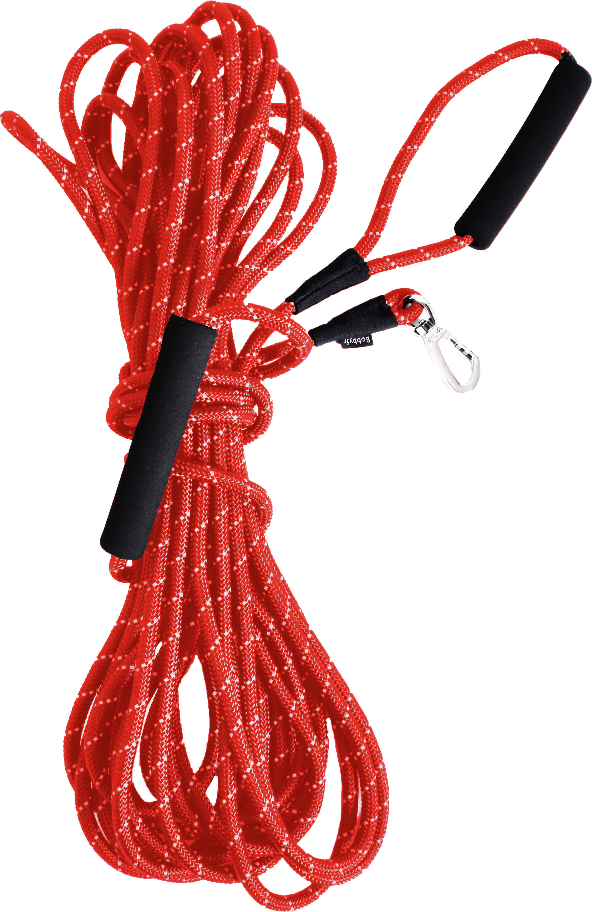Bobby - Longe Secure Rouge pour Chiens - 10m Image num&eacute;ro 1