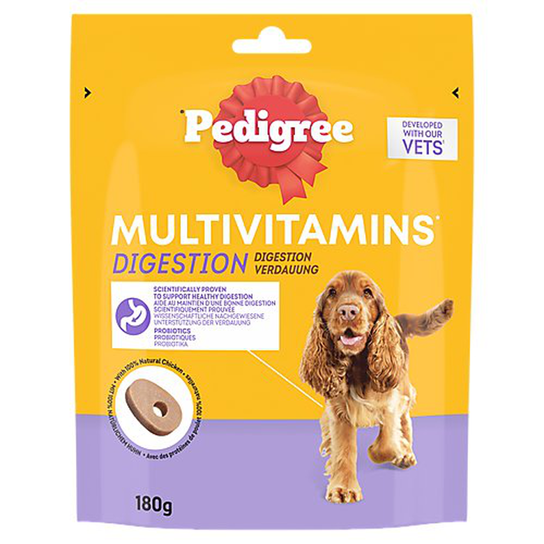 Pedigree - Friandises Multivitamins Digestion pour Chiens - 180g image number null