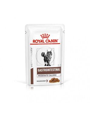 Royal Canin - Sachets Veterinary Gastrointestinal Moderate Calorie pour Chats - 12x85g