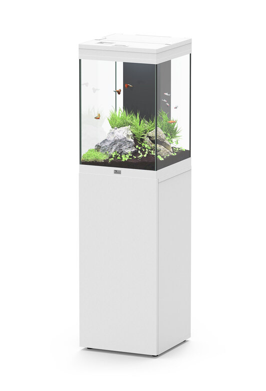 Aquatlantis - Aquarium + Meuble Led équipé AQUA TOWER 96 Blanc - 96L Image numéro 1 Aquatlantis - Aquarium + Meuble Led équipé AQUA TOWER 96 Blanc - 96L Image numéro 1