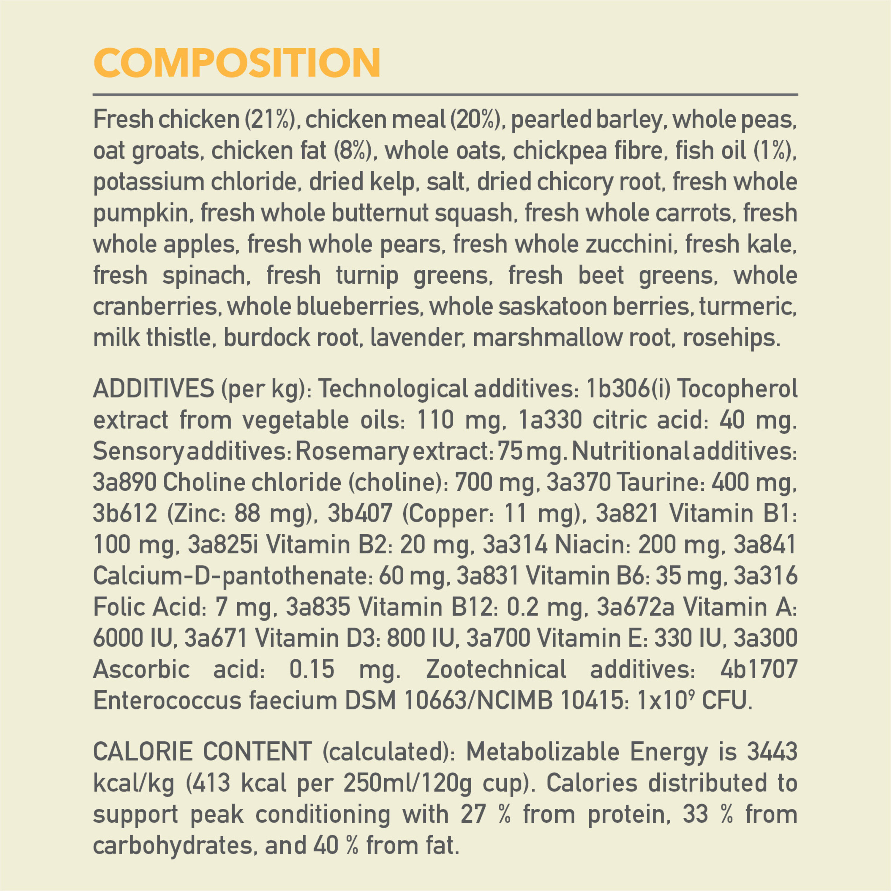 Acana - Croquettes Classics Prairie Poultry pour Chien - 2Kg Image num&eacute;ro 4