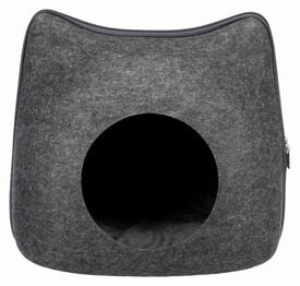 Trixie - Abri Cat feutre anthracite - 38 x 35 x 37 cm