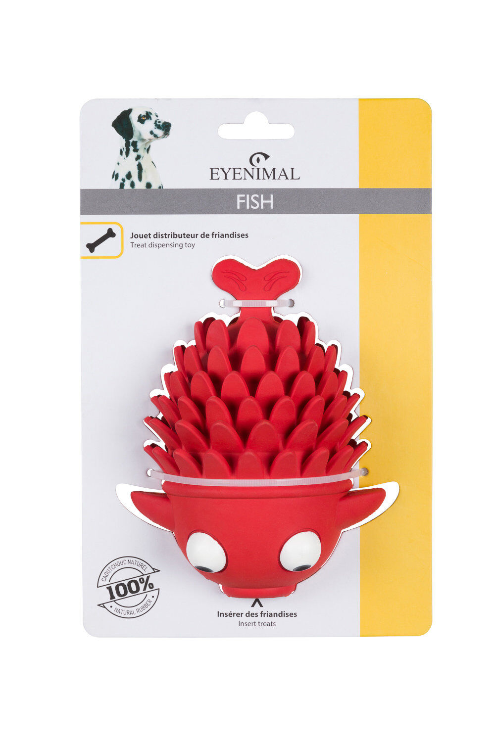 Eyenimal - Jouet FISH Distributeur de Friandises pour Chiens - 13,9cm Image num&eacute;ro 1