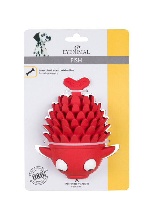 Eyenimal - Jouet FISH Distributeur de Friandises pour Chiens - 13,9cm Image numéro 1 Eyenimal - Jouet FISH Distributeur de Friandises pour Chiens - 13,9cm Image numéro 1