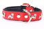 Yogipet - Collier Super Bouledogue Fran&ccedil;ais Cuir pour Chien Rouge - T60 41/55cm Indicateur image num&eacute;ro 4