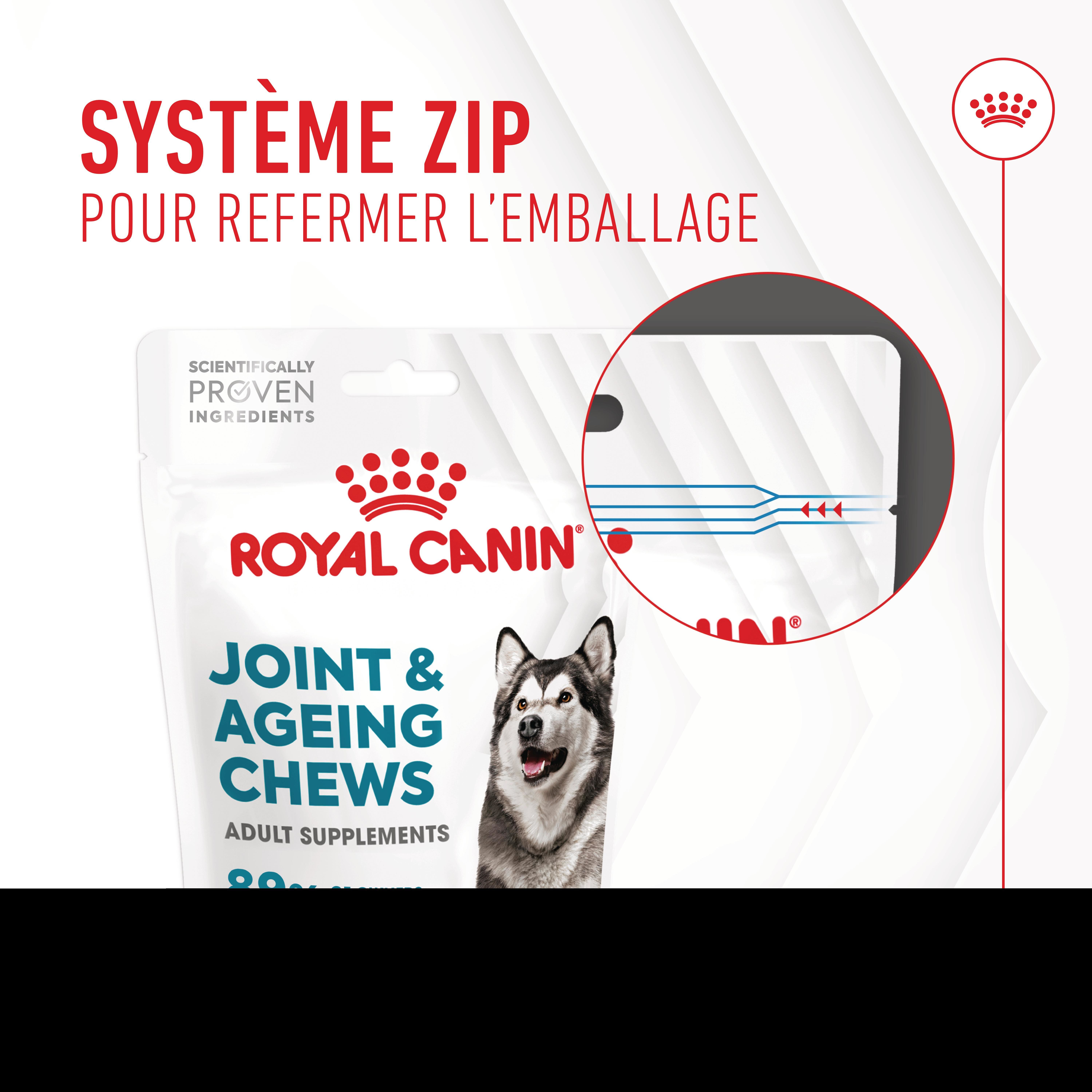 Royal Canin - Aliment compl&eacute;mentaire Adult Joint & Agieing Chews pour Chiens - 240g Image num&eacute;ro 10