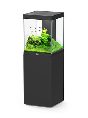 Aquatlantis - Aquarium + Meuble Led Equipé AQUA TOWER 163 Noir - 163L