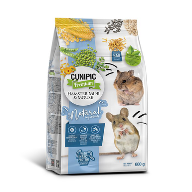 Cunipic - Aliment Natural pour Hamster Mini et Souris - 600g