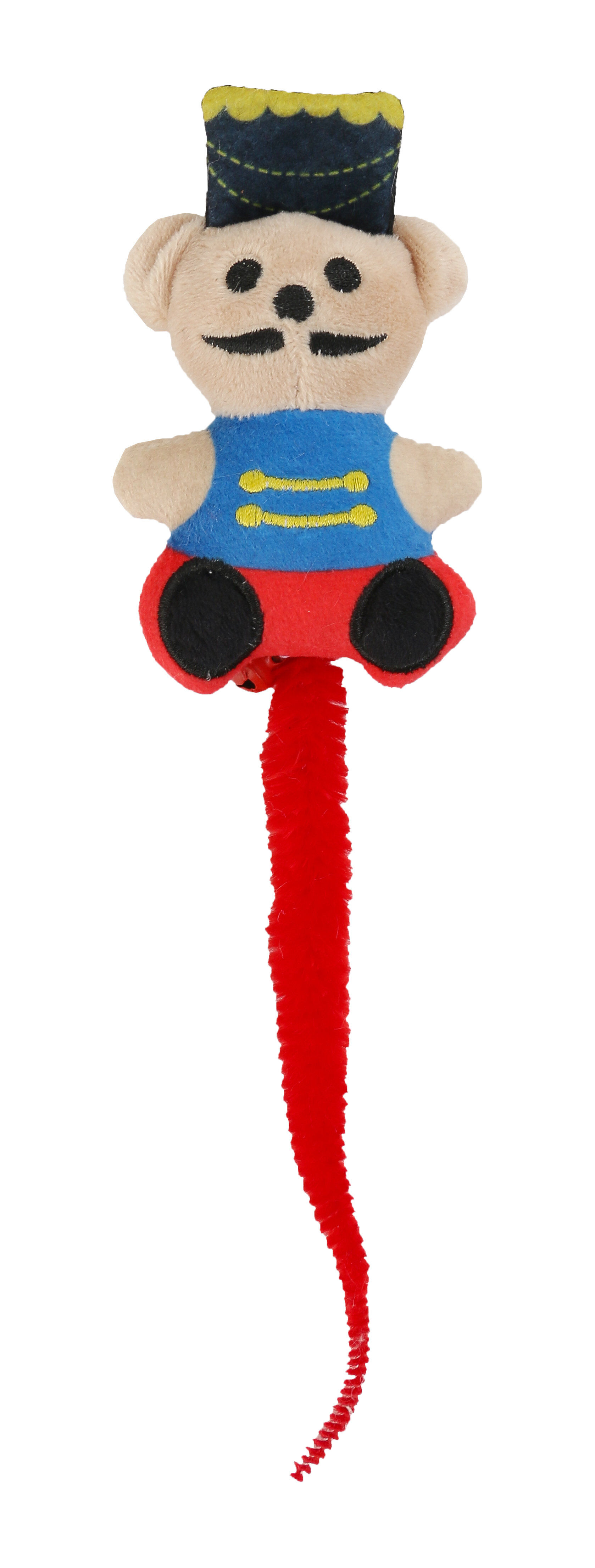 Wouapy - Jouet Ourson Casse-noisette avec Chenille pour Chats - 30cm Image num&eacute;ro 1