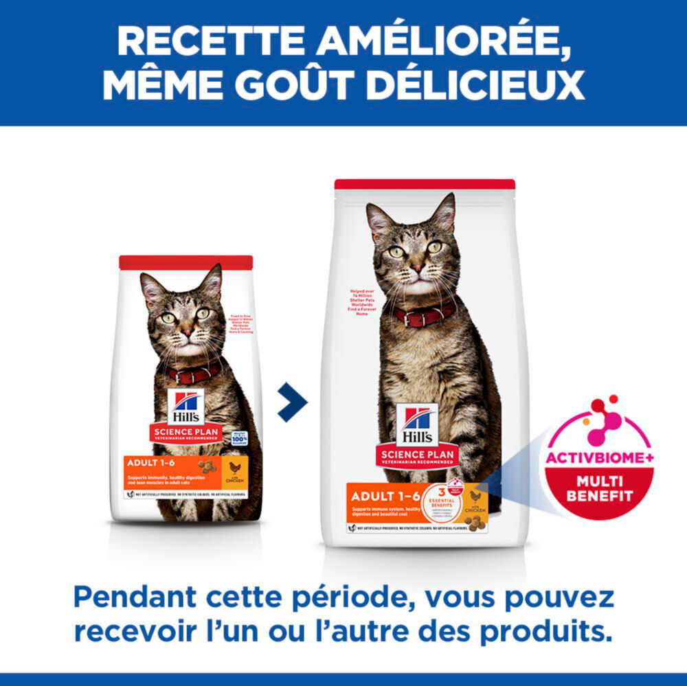 Hill's Science Plan - Adult Croquettes Pour Chat Au Poulet  -  1,5kg Image num&eacute;ro 5