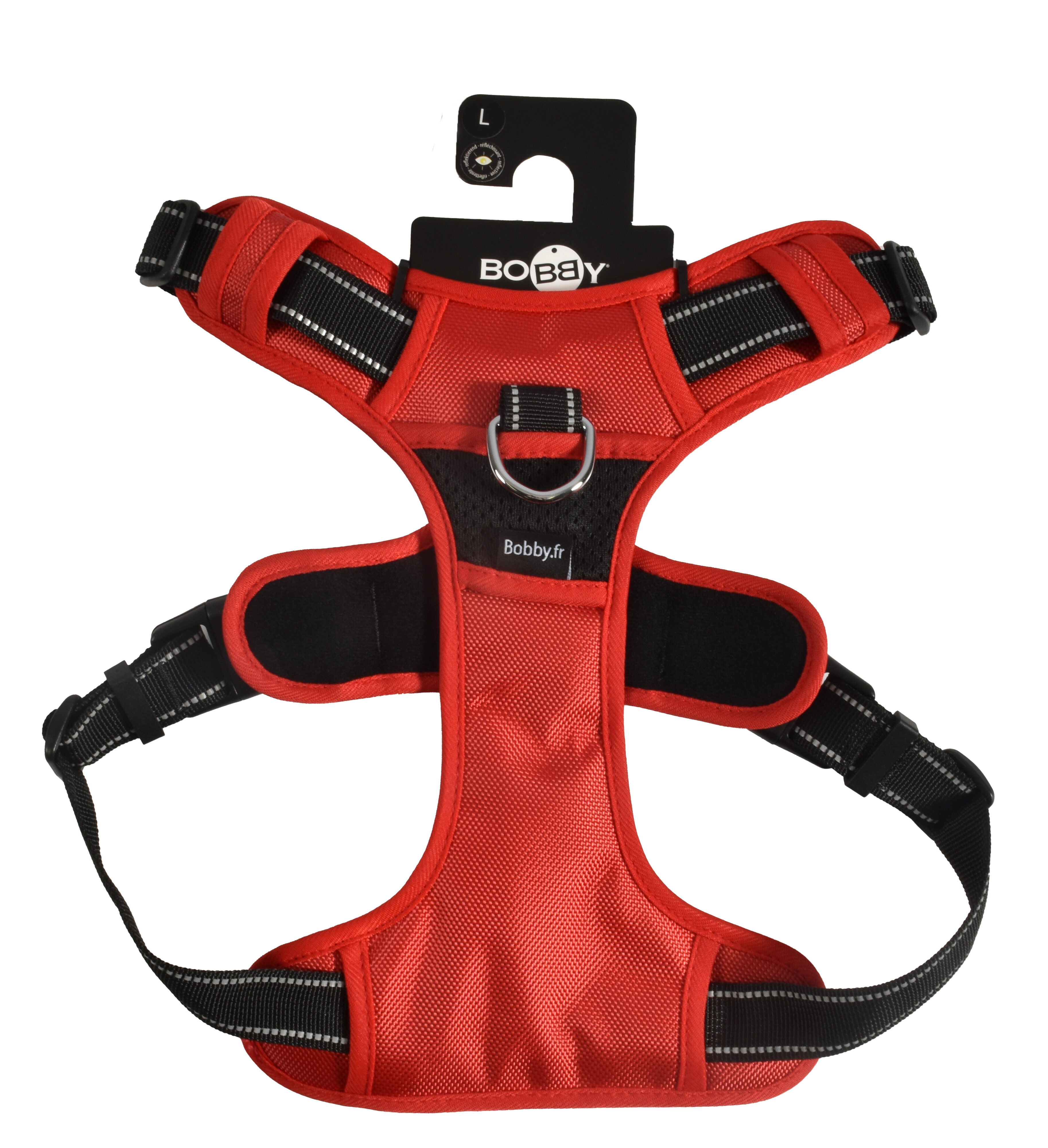 Bobby - Harnais Rando Walk Rouge pour Chiens - S Image num&eacute;ro 2