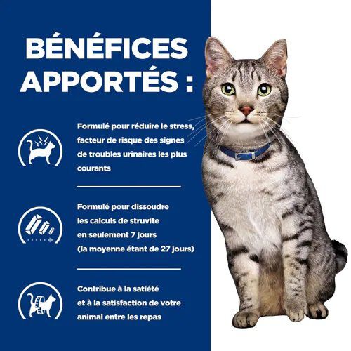 Hill's - Croquettes Prescription Diet C/D Urinary Stress Metabolic pour Chats - 8Kg Image num&eacute;ro 3