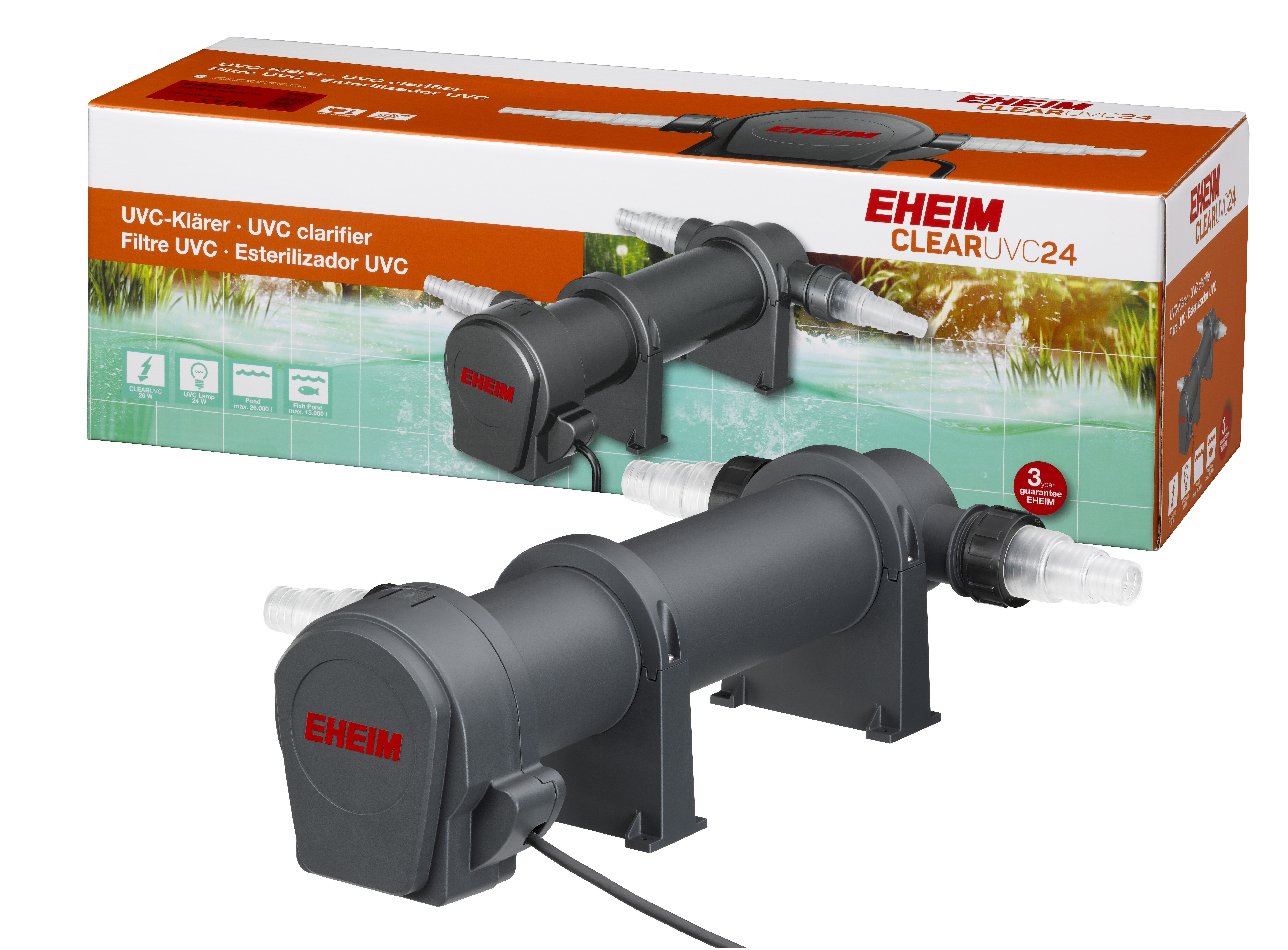 Eheim - St&eacute;rilisateur UV CLEARUVC pour Bassin - 24W Image num&eacute;ro 1