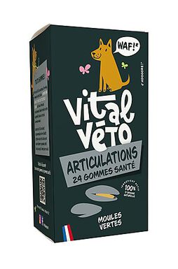 Vitalvéto - Gommes Santé Articulations pour Chien - 24g