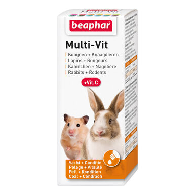 Beaphar - Multi-Vitamines pour lapins et rongeurs - 50 ml