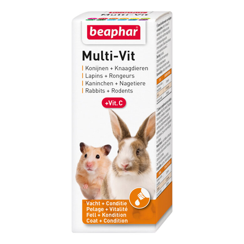 Beaphar - Multi-Vitamines pour lapins et rongeurs - 50 ml image number null