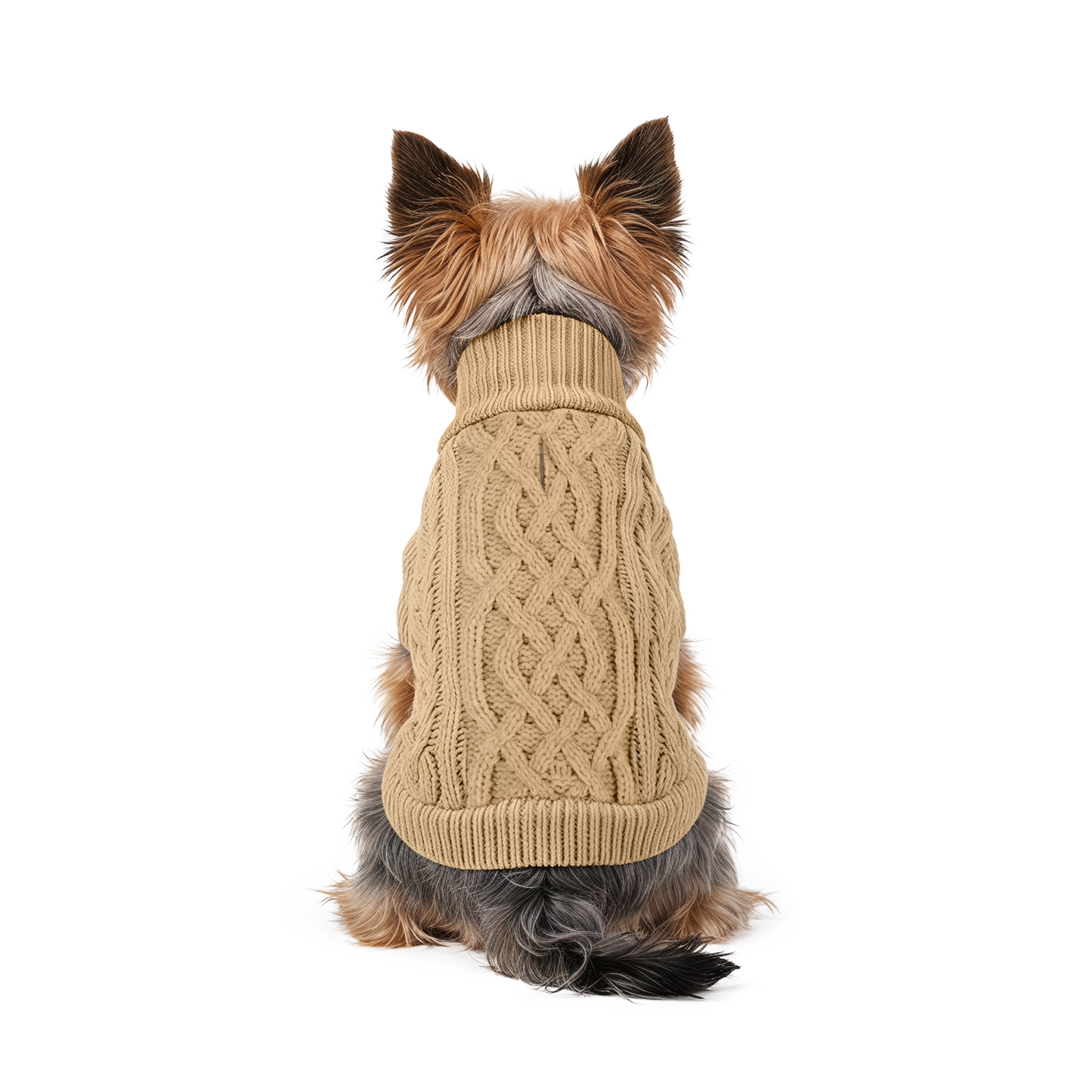 Gotoo - Pull Torsades Beige pour Chiens - 20cm Image num&eacute;ro 10