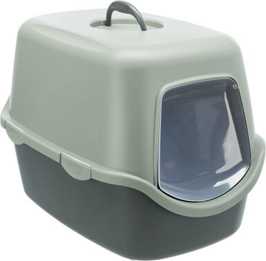 Trixie - MAISON DE TOILETTE Vico, recyclé, 40 × 40 × 56 cm, anthracite/gris-ve